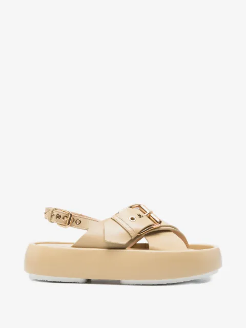 AGL Bulle criss-cross platform sandals