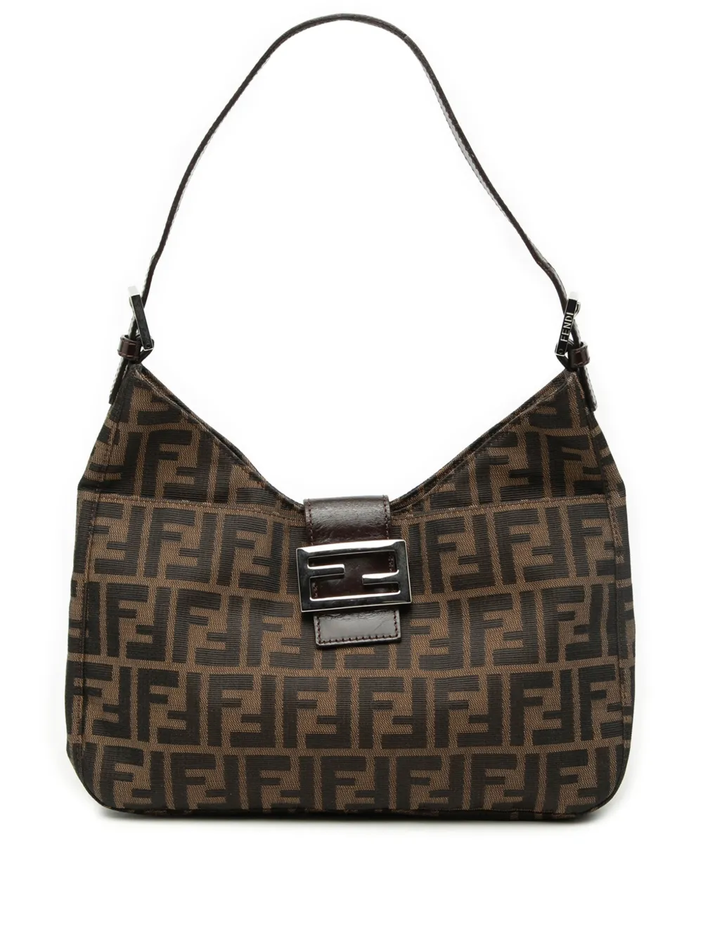 Fendi Pre-Owned 2000-2010 Zucca Canvas shoulder bag - Marrone