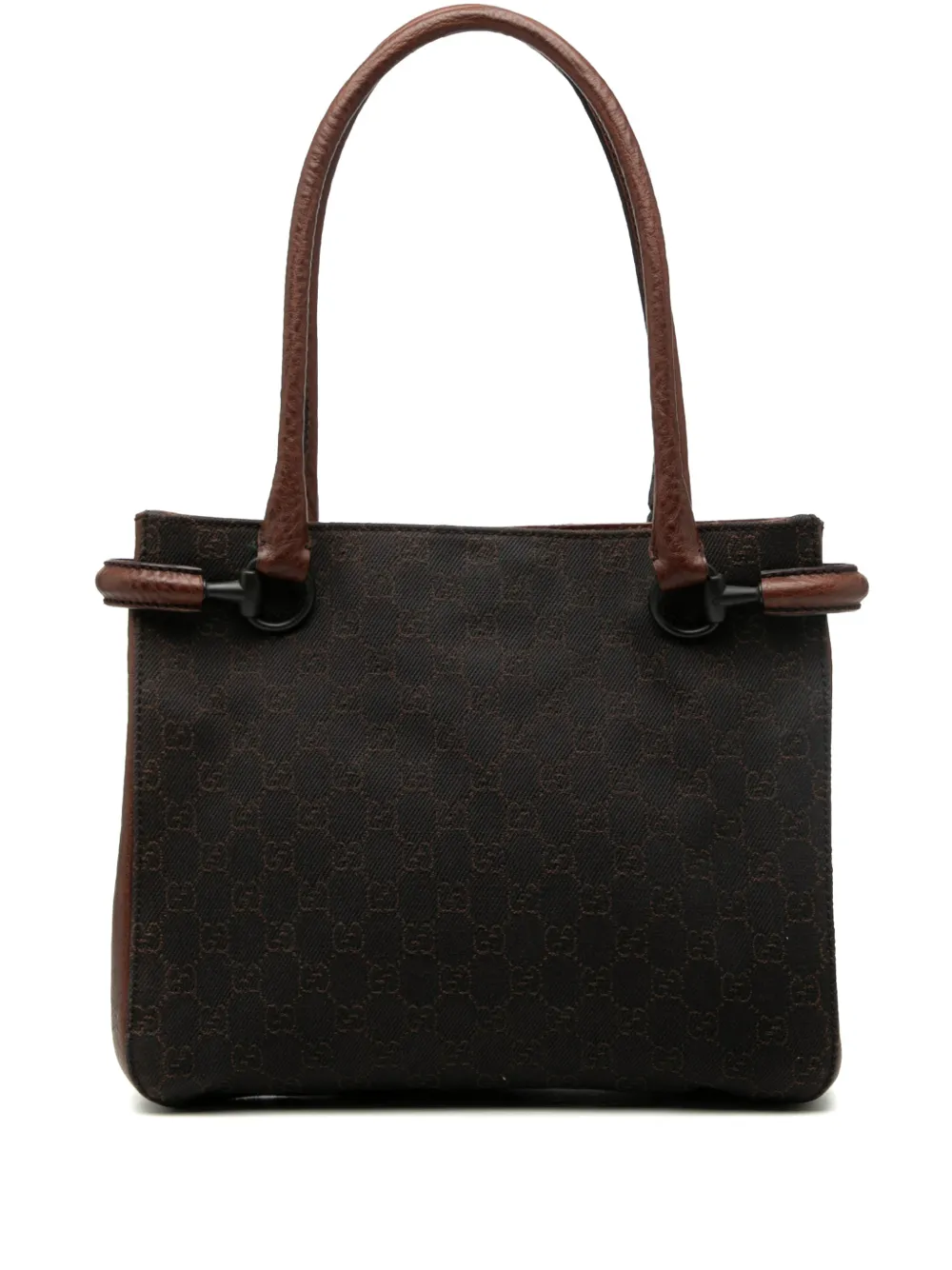 Gucci Pre-Owned 2000-2015 GG Denim shoulder bag - Brown