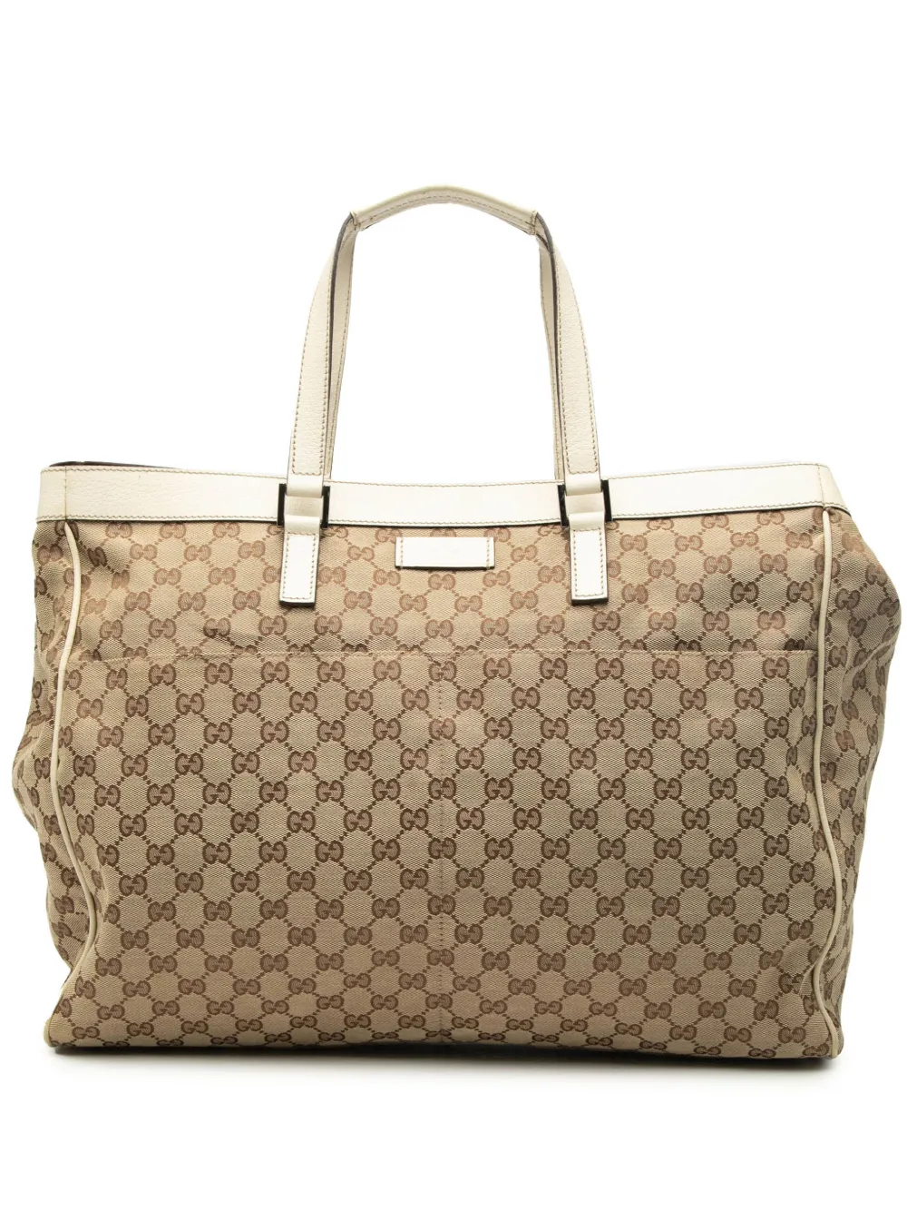 Gucci Pre-Owned 2000-2015 GG Canvas tote bag - Bianco