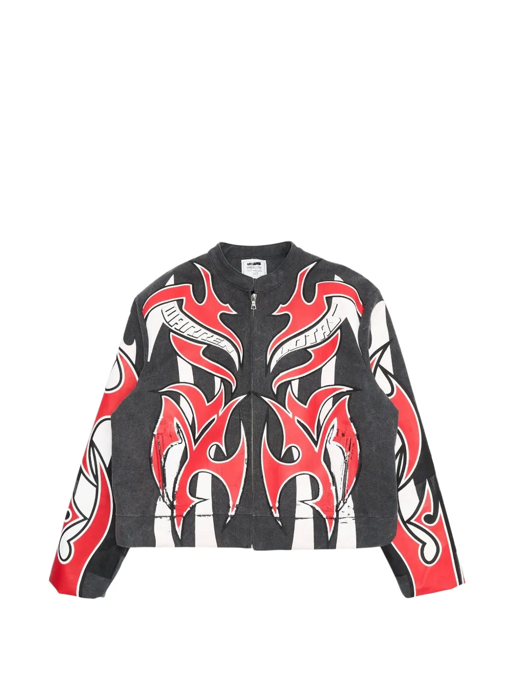 Warren Lotas Plastisol Puff Printed Armor jacket - Grau