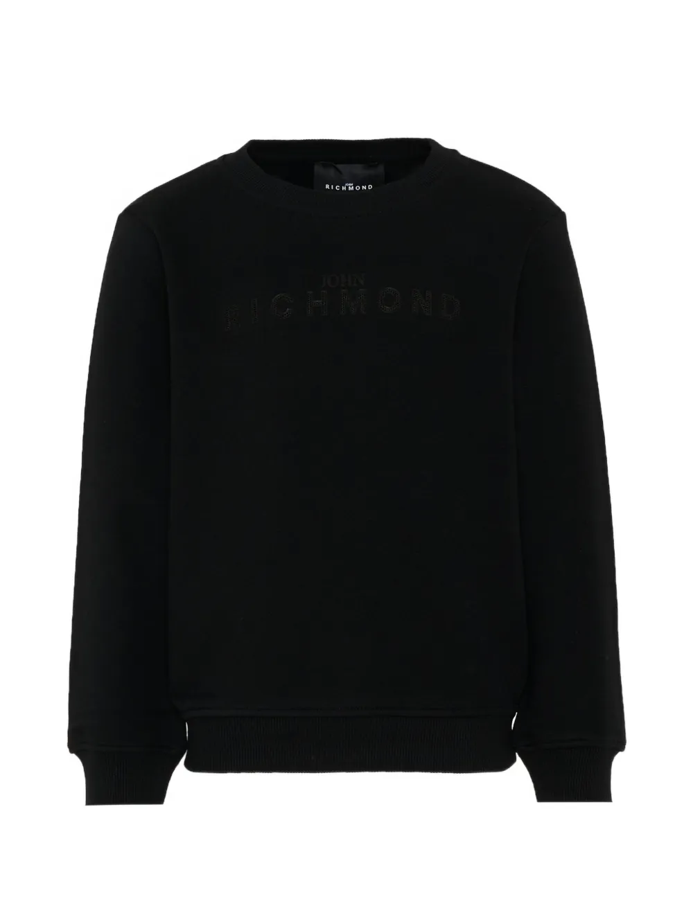 John Richmond Junior logo-embossed sweatshirt - Nero