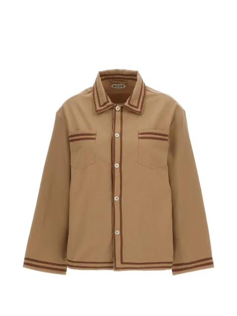 BODE Canteen contrast-trim shirt