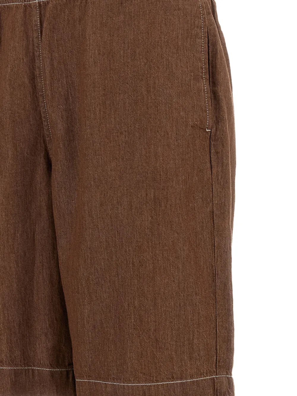 Paul Smith Shorts met contrasterend stiksel Bruin