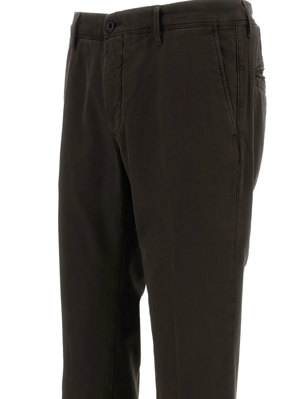 Incotex Slim-fit broek met omgeslagen pijpen Bruin