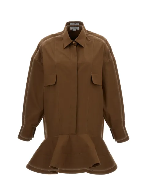 Stella McCartney ruffled-hem mini dress