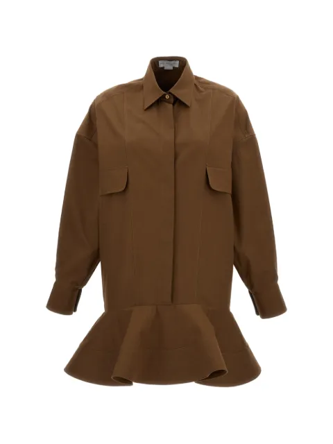 Stella McCartney ruffled-hem mini dress