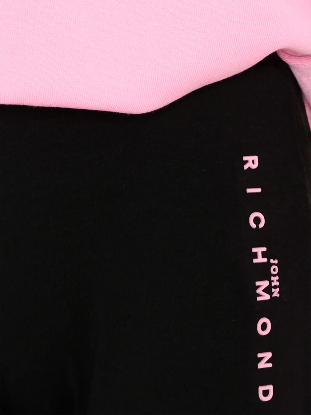 John Richmond Junior Trainingspak met logoprint Roze