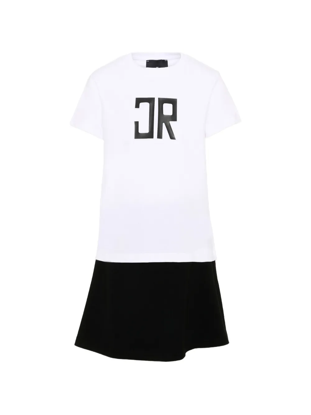 John Richmond Junior logo-detail skirt set - Bianco