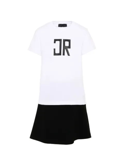 John Richmond Junior logo-detail skirt set