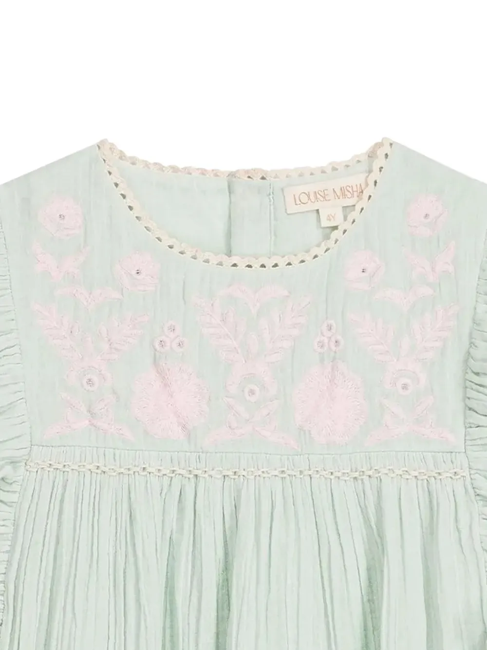 LOUISE MISHA KIDS Jurk met ruches Groen