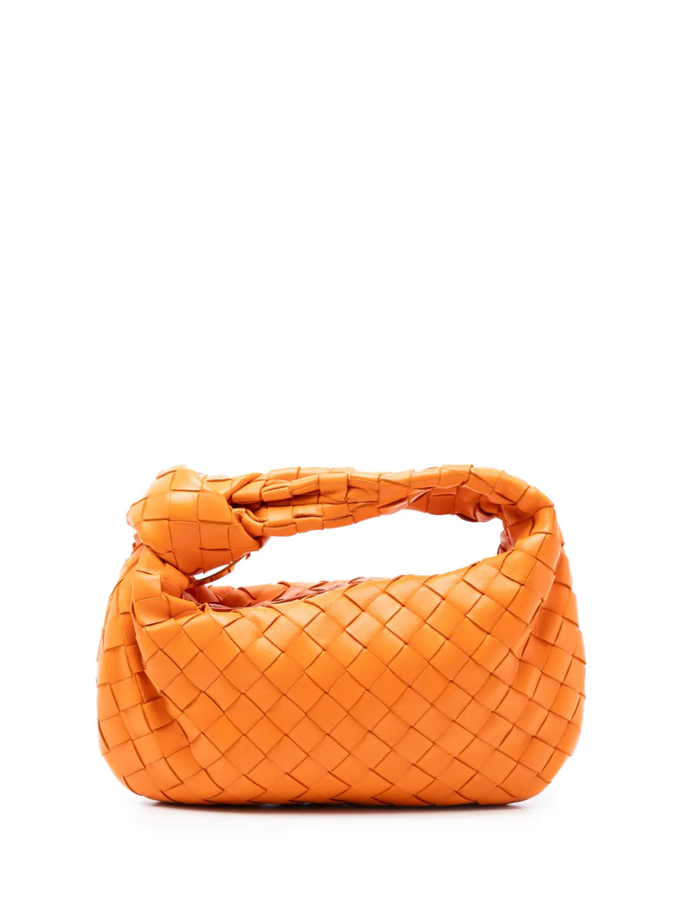Bottega Veneta Pre-Owned 2012-2026 Mini Nappa Intrecciato Jodie hobo bag - Arancione