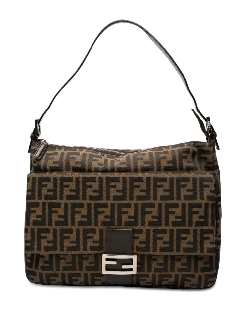 Fendi Pre-Owned 2000-2010 Zucca Canvas shoulder bag - Marrone