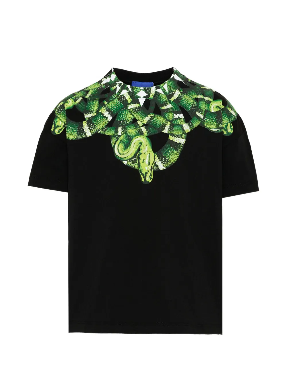 COUNTY OF MILAN snake-print crew-neck T-shirt - Nero