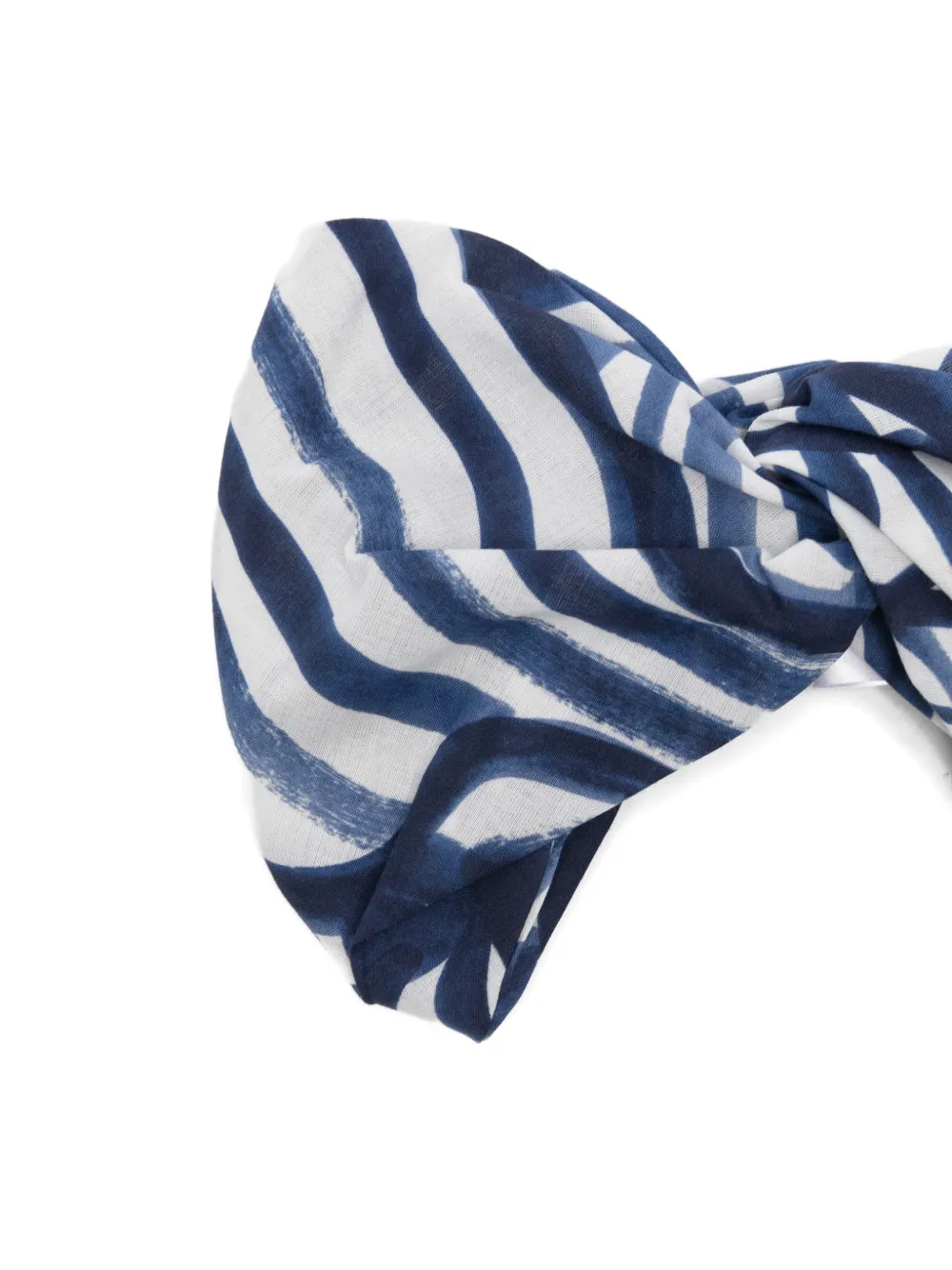 Il Gufo Haarband met abstracte print Blauw