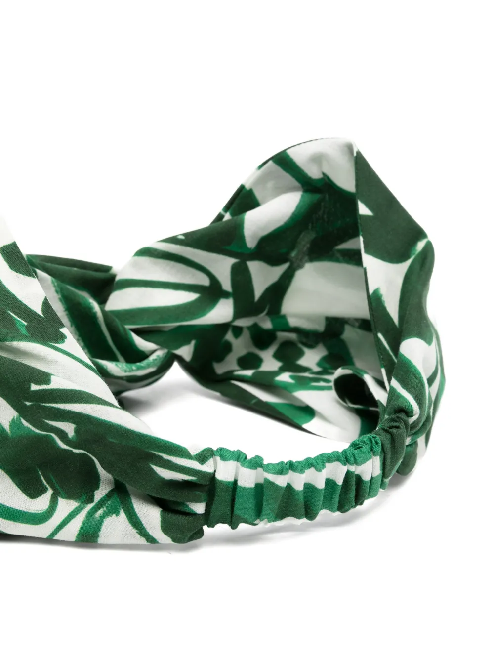 Il Gufo Haarband met gedraaid effect Groen