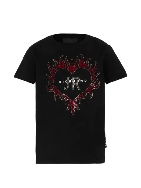 John Richmond Junior rhinestone-embellished short-sleeve T-shirt