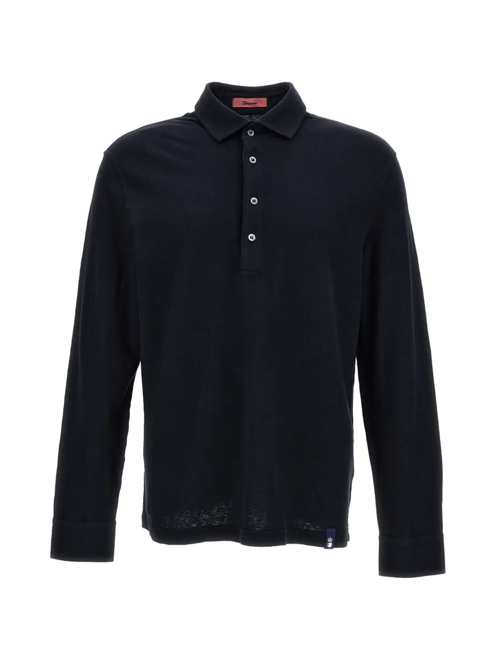 Drumohr long-sleeve polo-style shirt - Blu