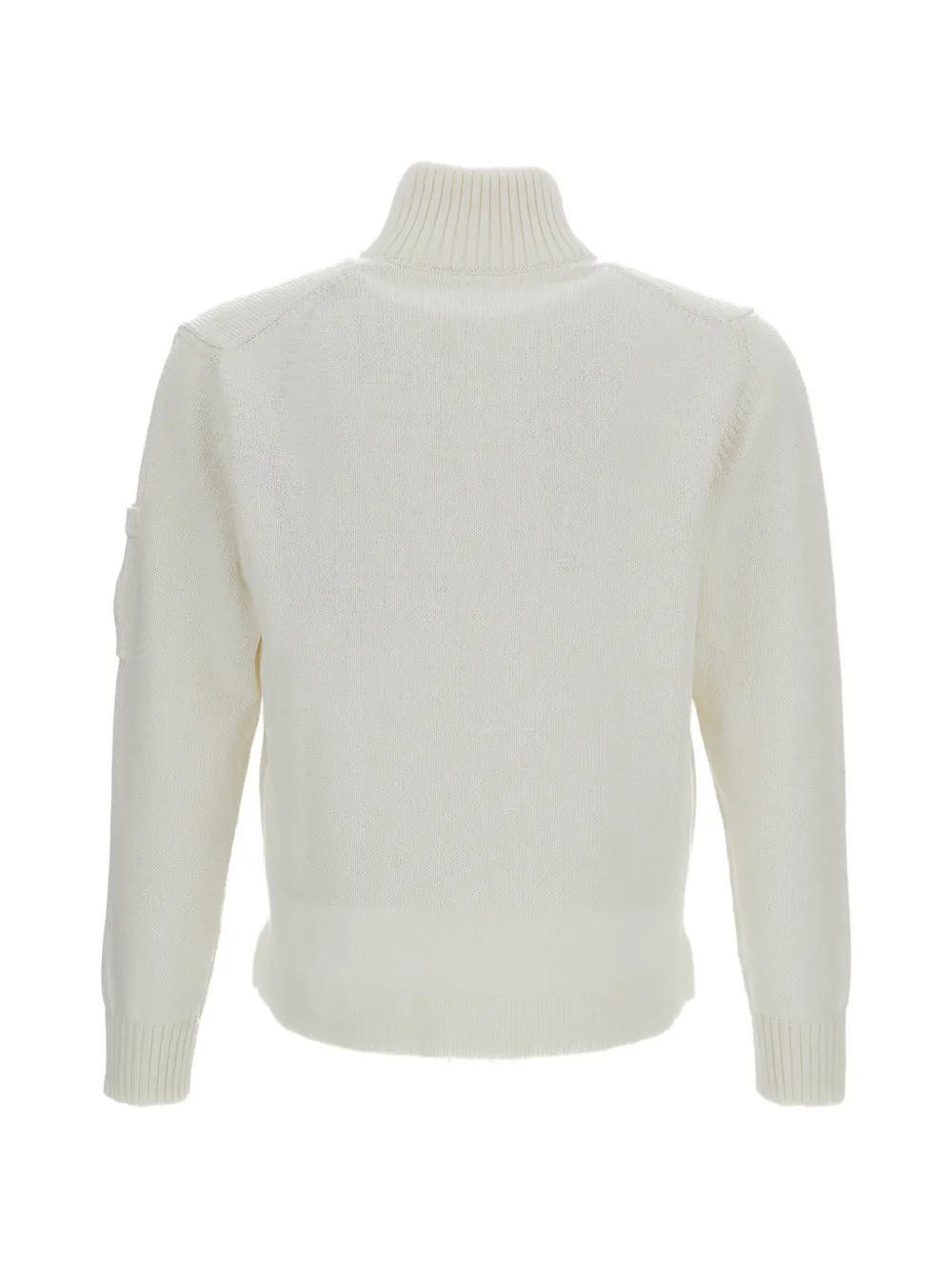 C.P. Company Vest met logodetail en rits Wit