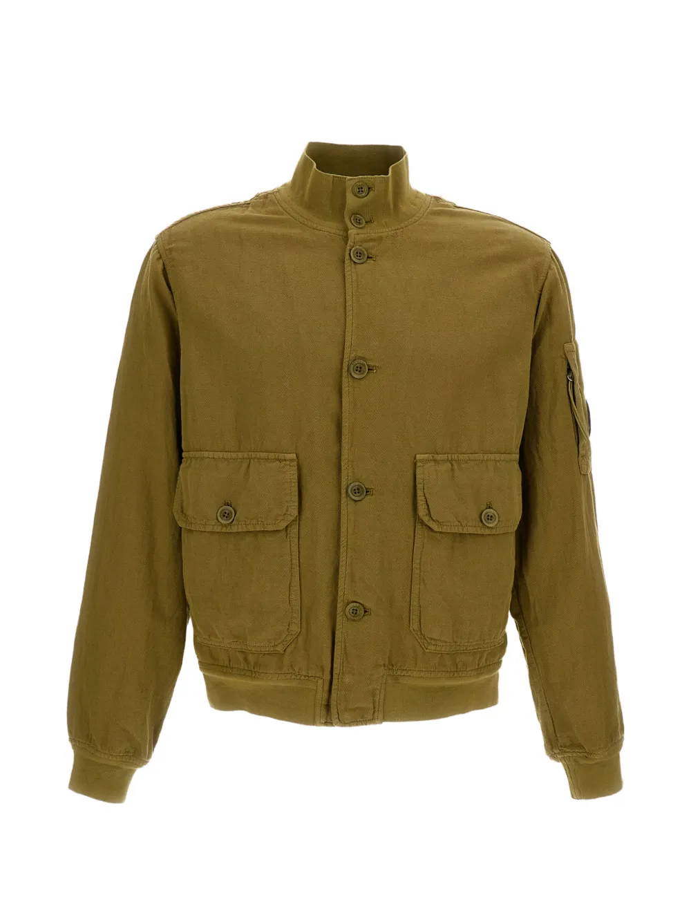 C.P. Company button-up lens-detail jacket - Verde
