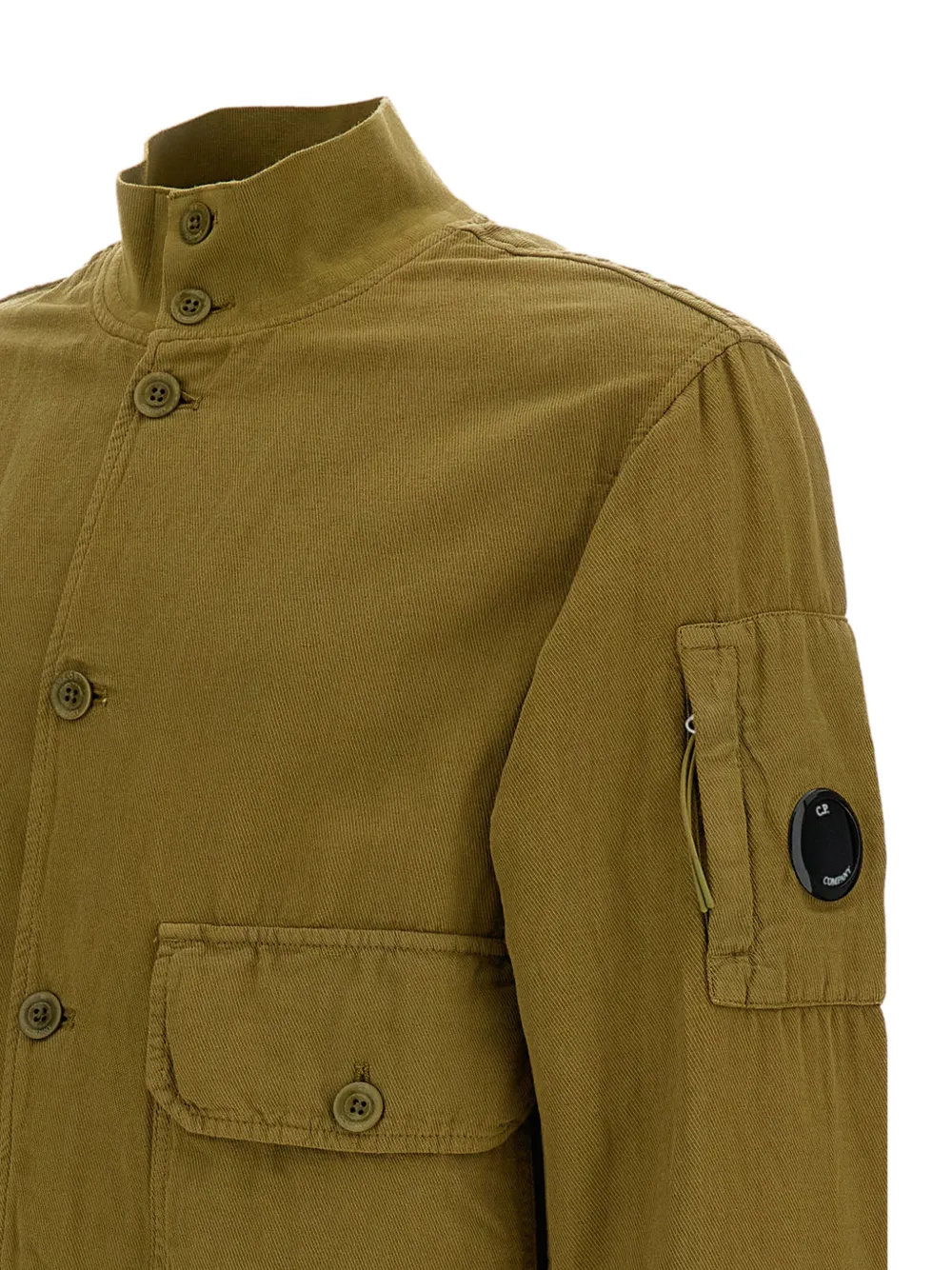C.P. Company Lens twill bomberjack Groen