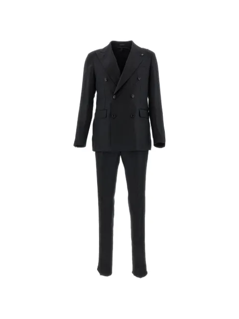 Tagliatore double-breasted linen suit