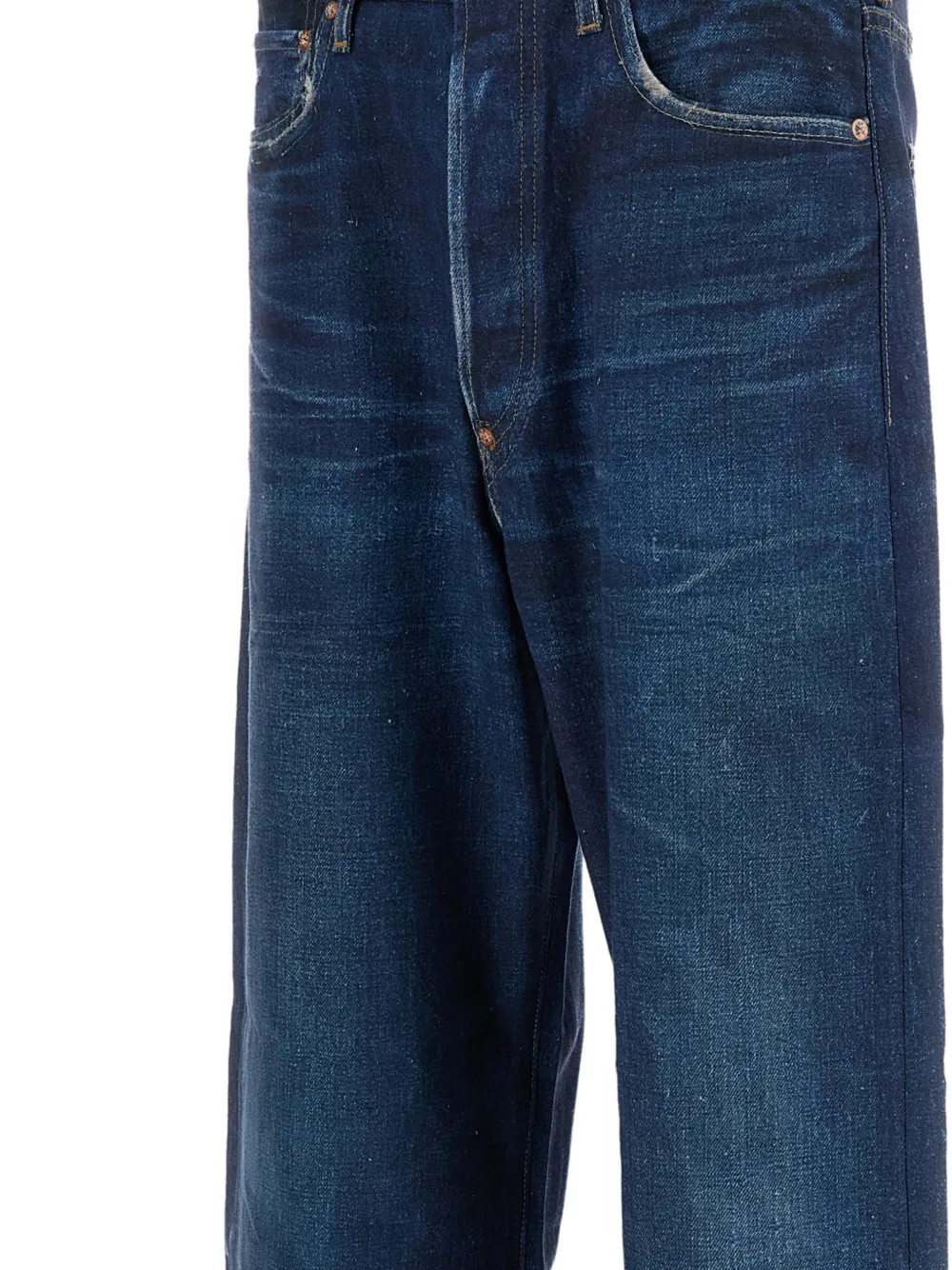 Junya Watanabe MAN x Levi's jeans met gespsluiting Blauw