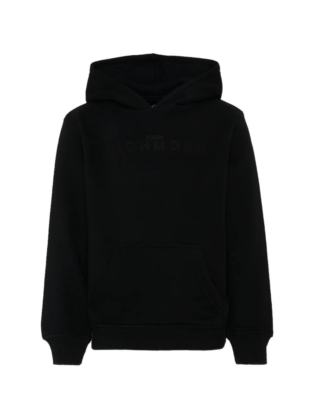 John Richmond Junior logo-detail hoodie - Nero
