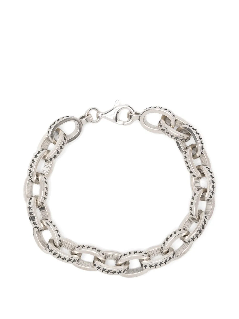 TWOJEYS star-engraved bracelet - Argento