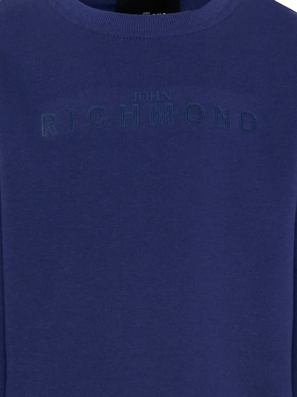 John Richmond Junior Sweater met ronde hals Blauw