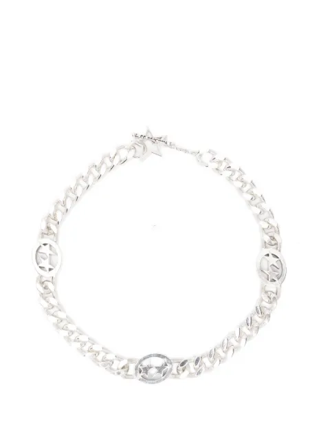 TWOJEYS Cuban star-detail curb-link necklace