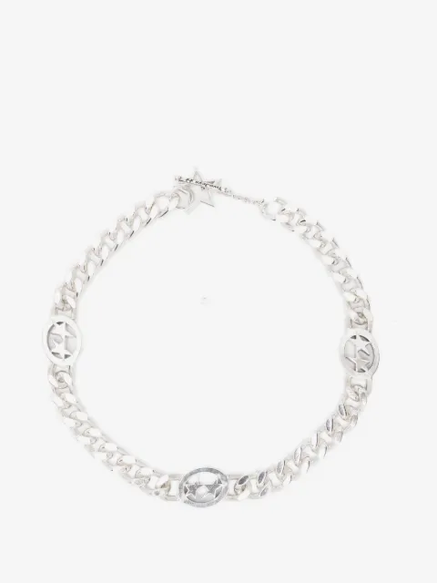 TWOJEYS Cuban star-detail curb-link necklace