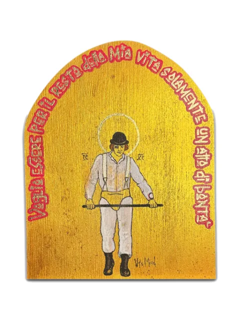 Vj’s Mind Icone Orange SHOWbiz wall painting