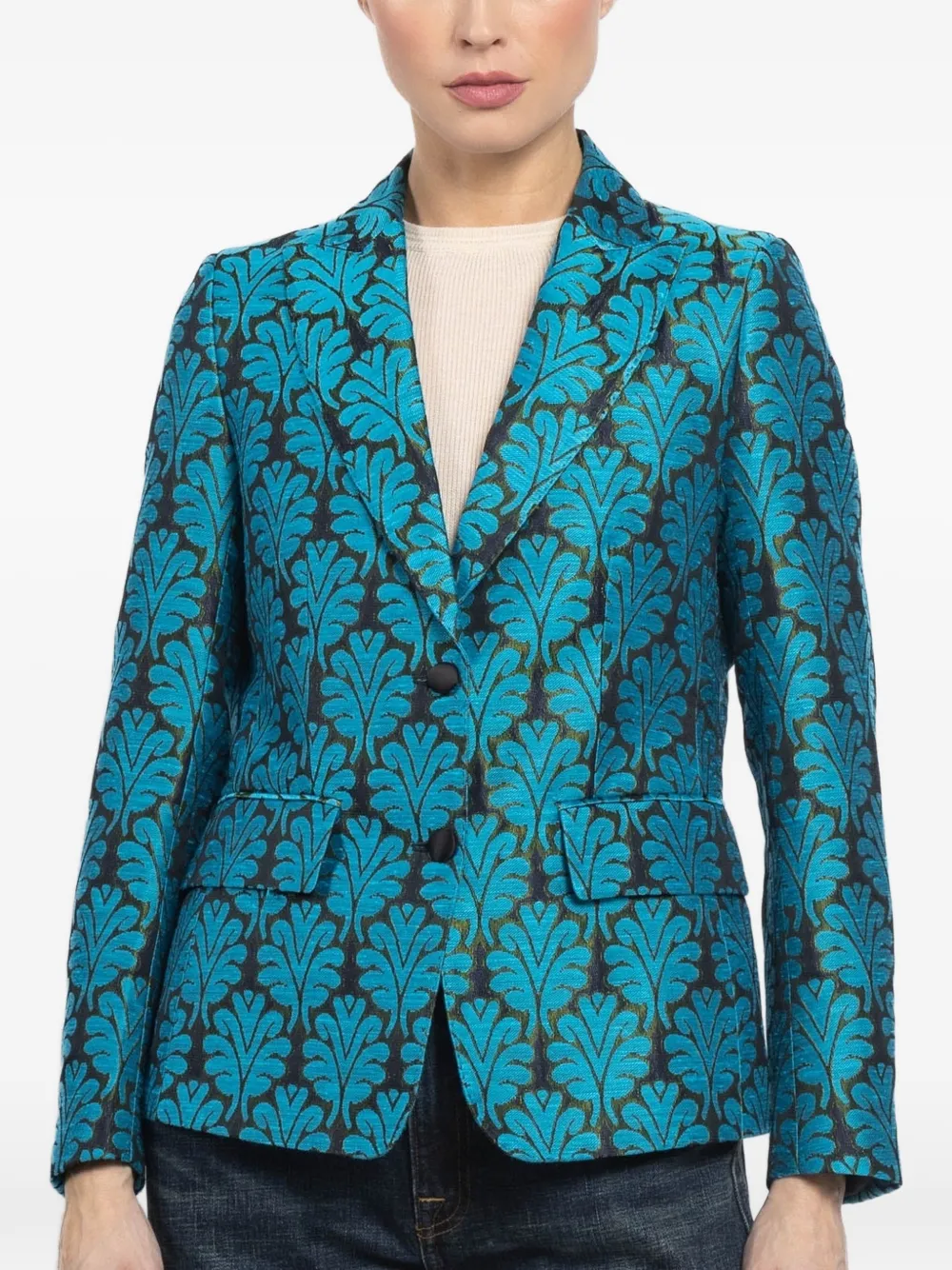 Maurizio Massimino Blazer fantasia - Blu
