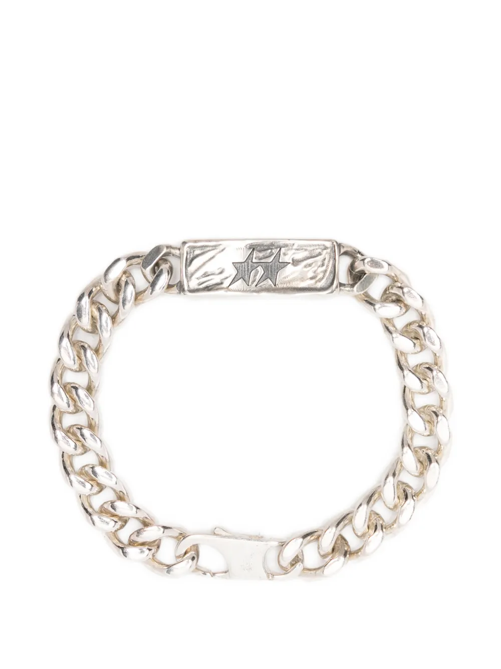 TWOJEYS Cuban curb-chain bracelet - Argento
