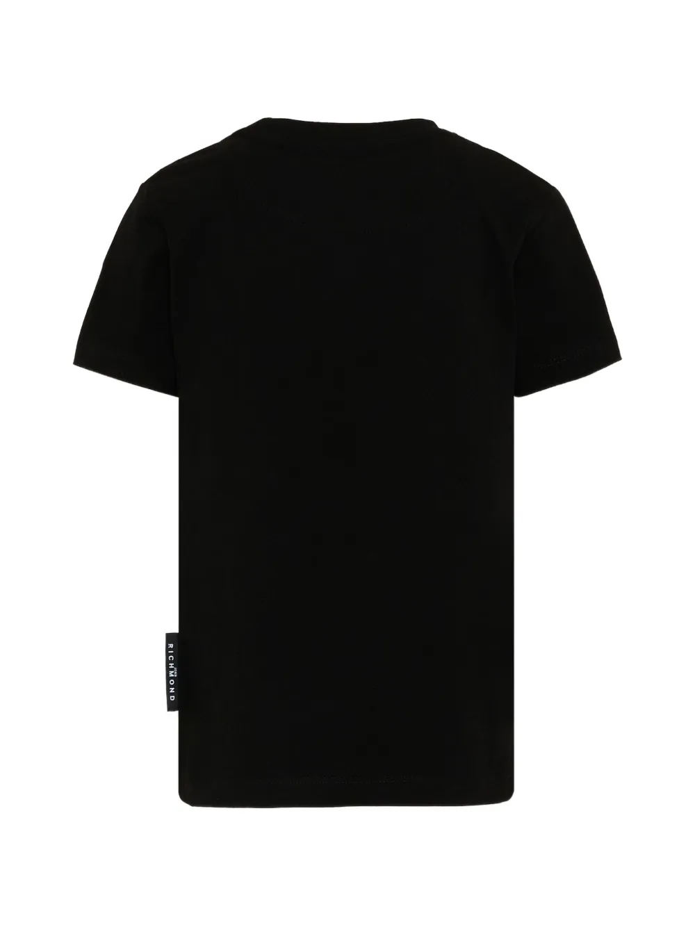 John Richmond Junior T-shirt met logoprint Zwart