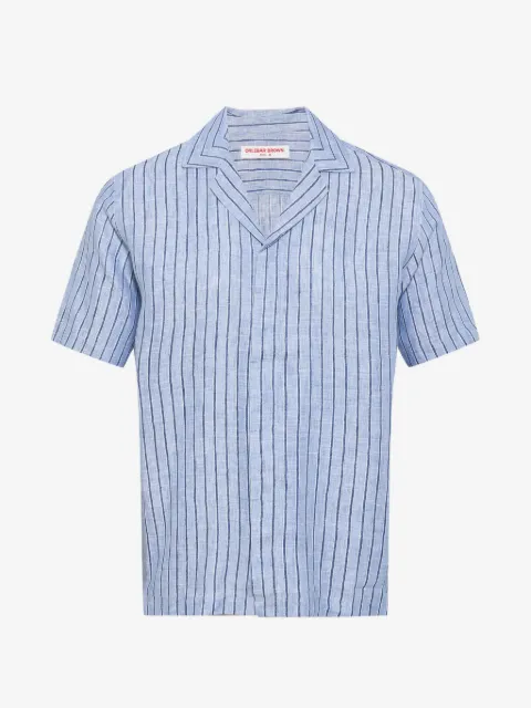Orlebar Brown Maitan striped shirt