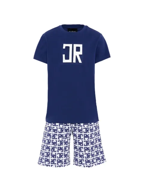 John Richmond Junior short-sleeve logo-print tracksuit
