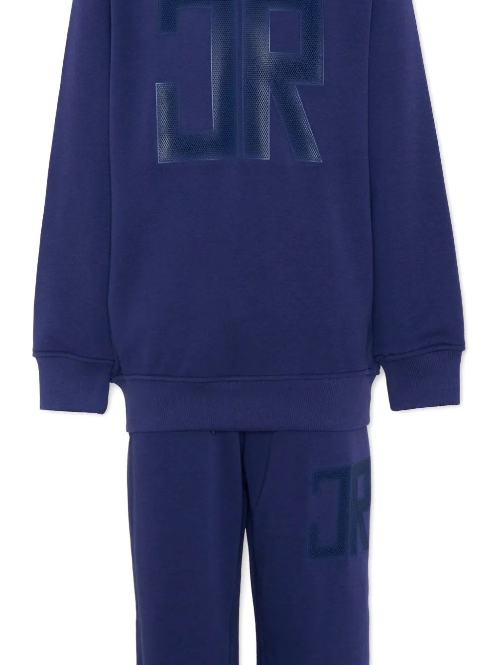 John Richmond Junior Trainingspak met logodetail Blauw
