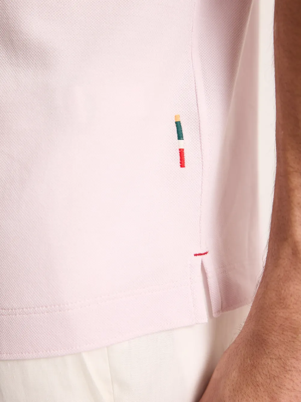 Orlebar Brown Bruno poloshirt Roze