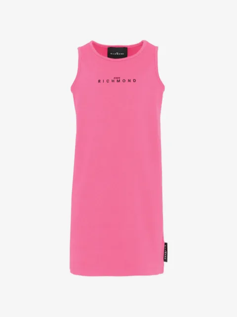 John Richmond Junior logo-print dress