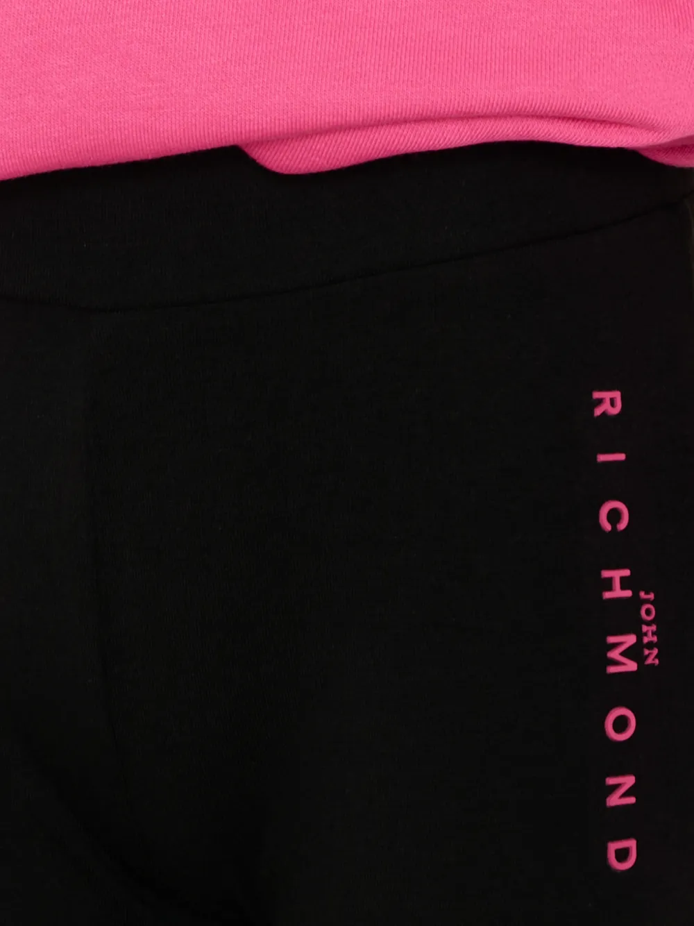 John Richmond Junior Trainingspak met logoprint Zwart
