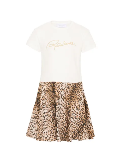 Roberto Cavalli Junior leopard t-shirt dress