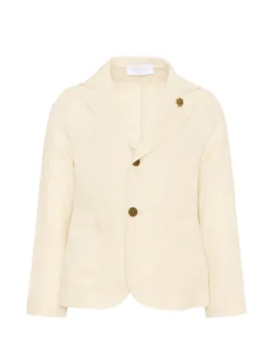 Emporio Armani Kids シングルジャケット | ニュートラル | FARFETCH JP