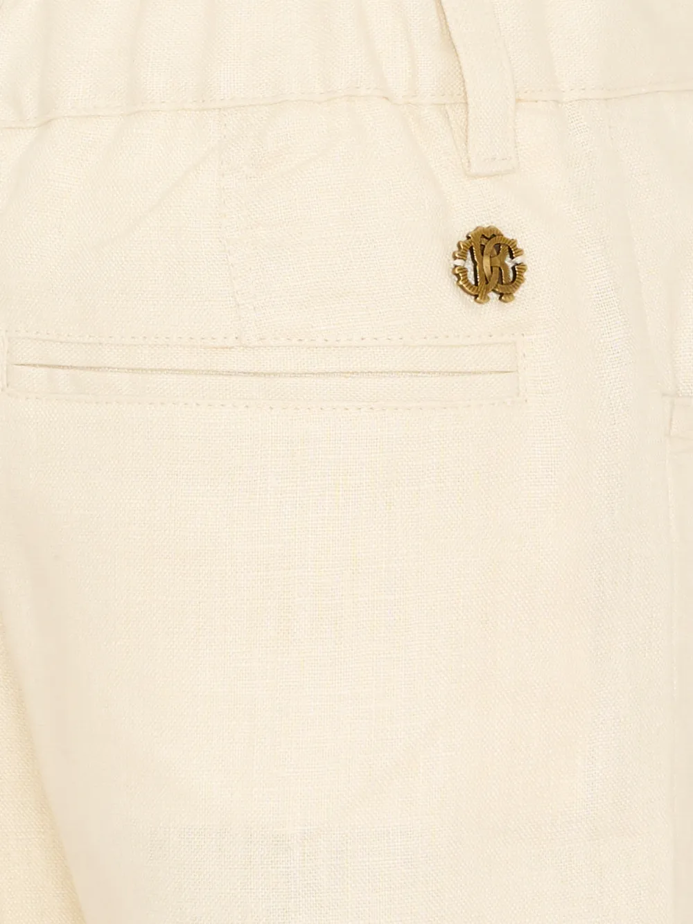 Roberto Cavalli Junior Broek met knopen Beige