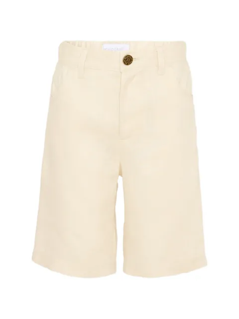 Roberto Cavalli Junior logo cotton shorts