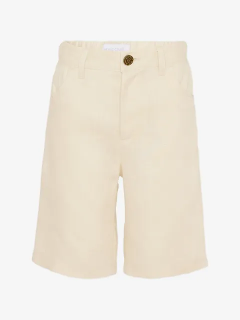 Roberto Cavalli Junior logo cotton shorts