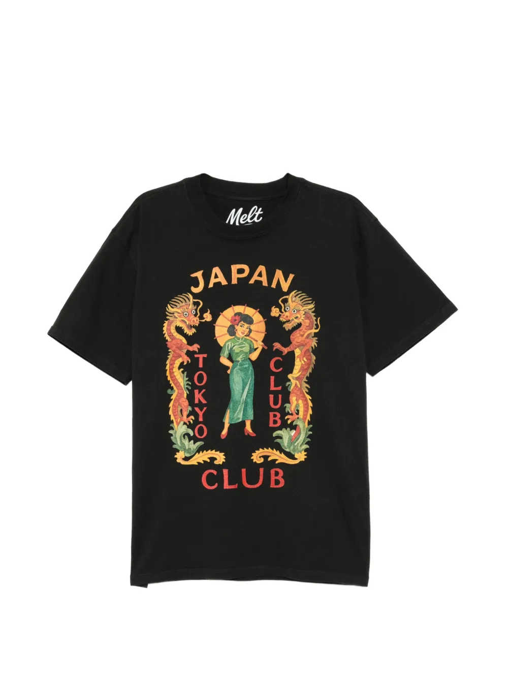 Melt graphic-print T-shirt - Nero