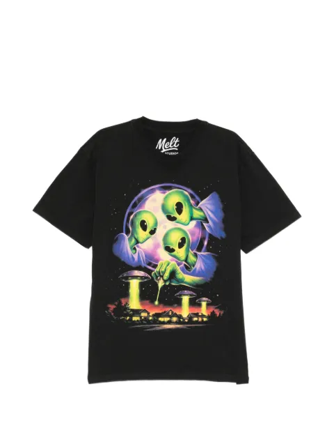 Melt crew-neck short-sleeve T-shirt