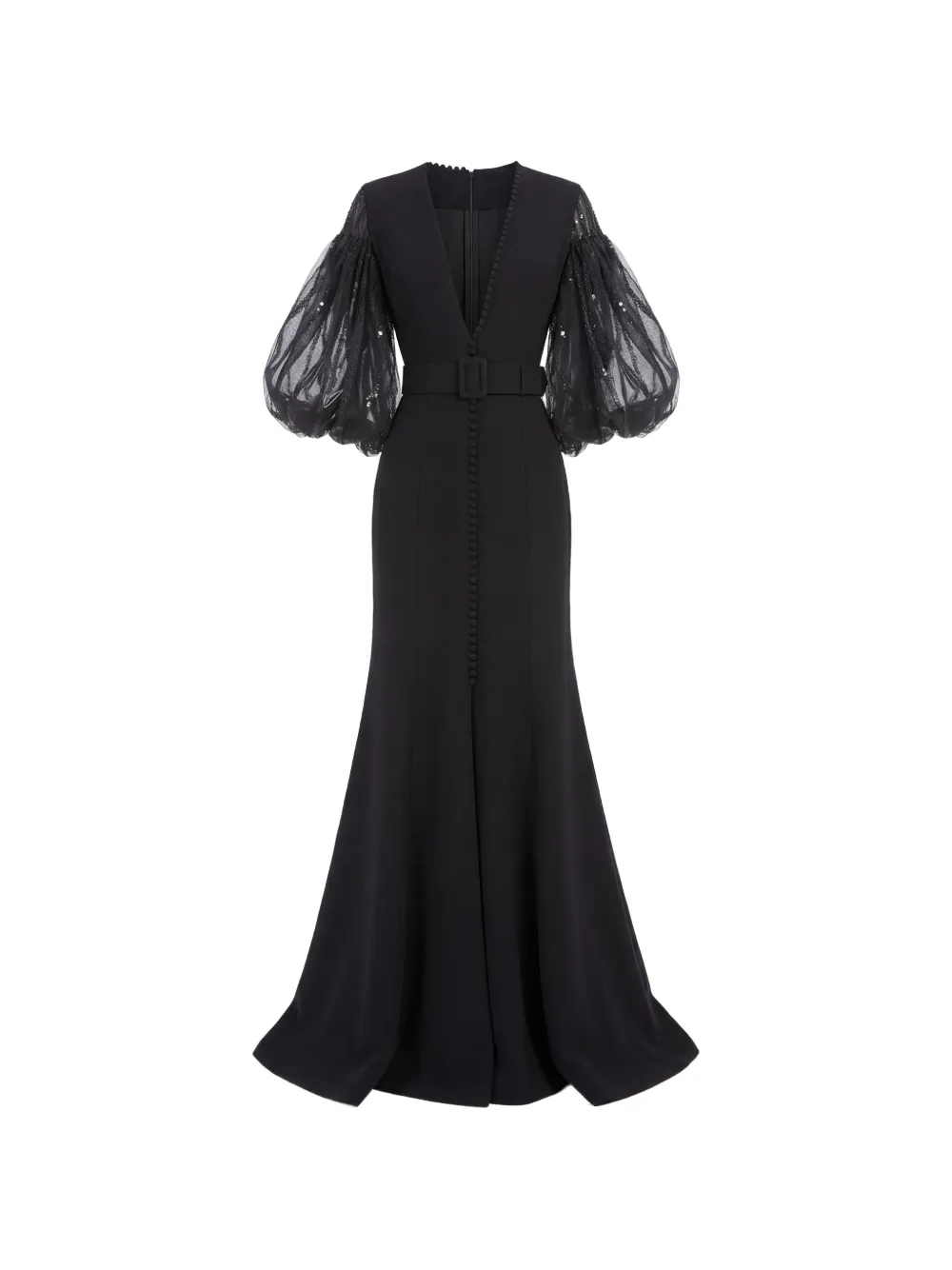 Gattinolli by Marwan sequin-embellished gown dress - Schwarz